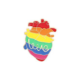LGBT Heart Enamel Pin